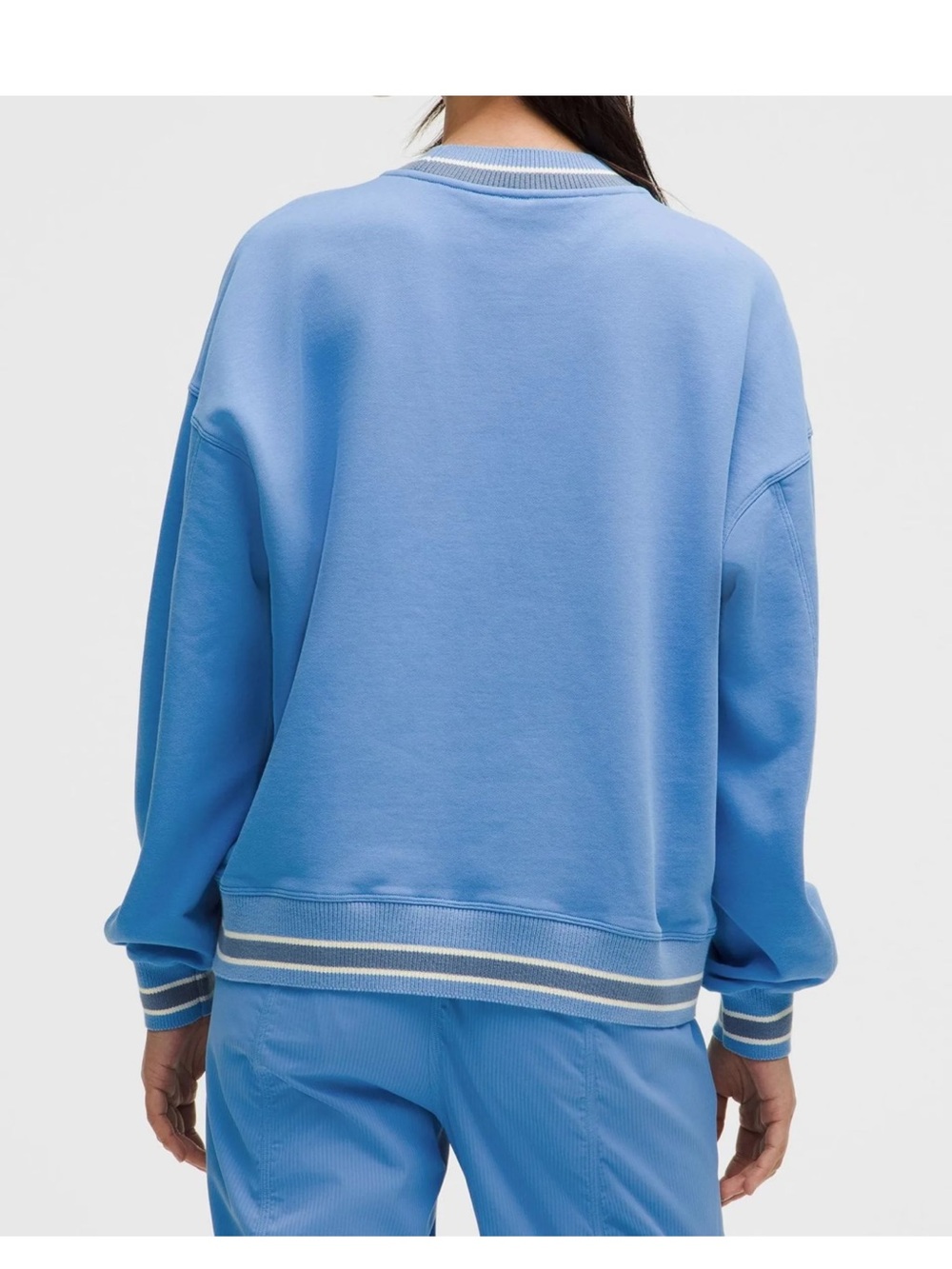 Lululemon Perfectly Oversized Ringer Crew - Picture 2 of 6